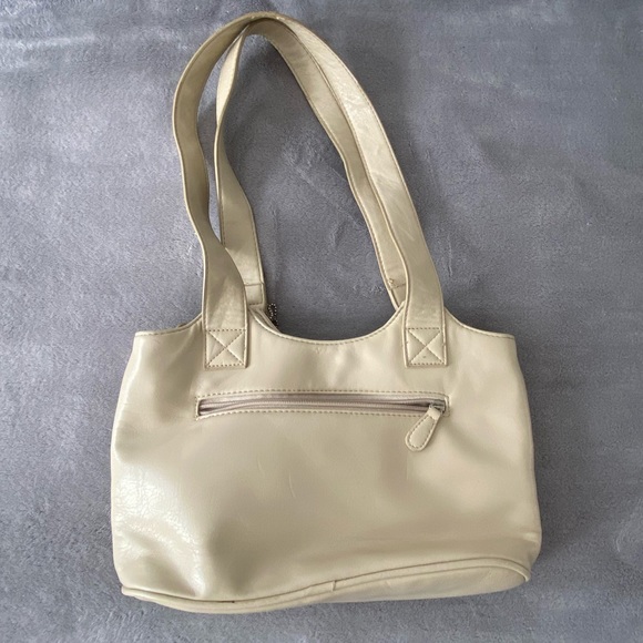 D-FUSION TAN, CREAM, AND BROWN MINI LEATHER BAG - Picture 2 of 6